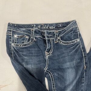 L.A. idol Women's Denim Jeans with Embellishments